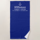 Search for family vacation beach towels Navy blue