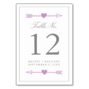 Search for lovely table cards Hearts