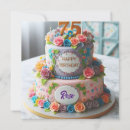 Search for birthday cake 75th birthday Stylish