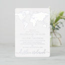 Search for journey wedding invitations World map