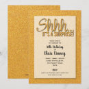 Search for surprise party for men invitations Gold