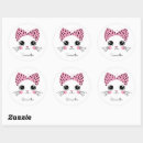 Search for cat face stickers Kitten