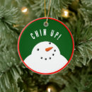 Search for snowman family christmas tree decorations Kids