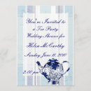 Search for tea pot bridal shower invitations Blue