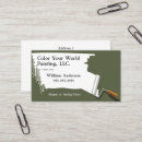 Search for painting contractor business cards Residential
