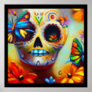 Search for sugar skull decor posters Butterfly