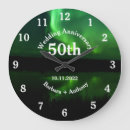 Search for wedding anniversary clocks Golden