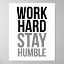 Search for stay humble posters Black and white