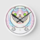 Search for cheshire cat clocks Alice in wonderland