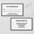 Search for template appointment cards Professional