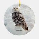 Search for snowy owl christmas tree decorations Bird