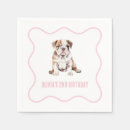 Search for bulldog napkins Puppy