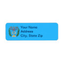 Search for israel return address labels Star of david