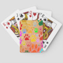 Search for dog paw print playing cards Animal paws