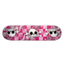 Search for cute pink skull skateboards Crossbones