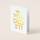 Search for college graduate congratulations cards Gold