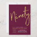 Search for red and gold birthday invitations Modern