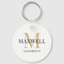 Search for gold key rings Groomsman