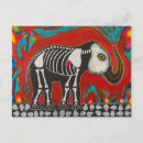 Search for animal skeletons postcards Dead