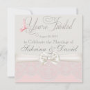 Search for ivory square wedding invitations Pink