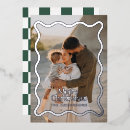 Search for foil seasonal invitations Green