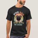 Search for pug dad tshirts Retro