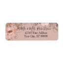 Search for gold scroll return address labels For her