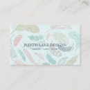Search for hand drawn business cards Feminine