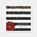 Search for red rose napkins Reception