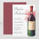 Search for wine bottle birthday invitations Watercolor