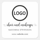 Search for monogram logo stickers Hair and makeup