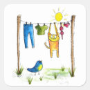Search for clothesline stickers Whimsical