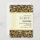 Search for leopard pattern invitations Cat