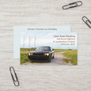 Search for used car sales business cards Customer