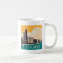 Search for chicago skyline mugs Lake michigan