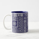 Search for blue moroccan pattern mugs Vintage