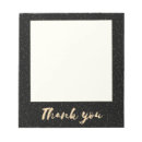 Search for thank you notepads Gold