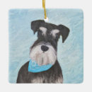 Search for miniature schnauzer christmas tree decorations Silver