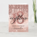 Search for glitter cards Rose gold