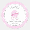 Search for stroller baby shower stickers Pink