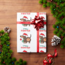 Search for dachshund wrapping paper Xmas