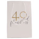 Search for 40th birthday gift bags Elegant