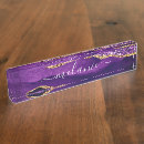 Search for agate name plates Purple