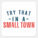 Search for a town stickers Small