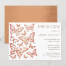 Search for orange butterfly invitations Simple