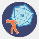 Search for d20 stickers Gamer