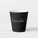 Search for black script mugs Typography