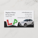 Search for driving instructor business cards Professional