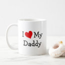 Search for i love my daddy mugs Red heart