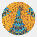 Search for peacock design stickers Vintage
